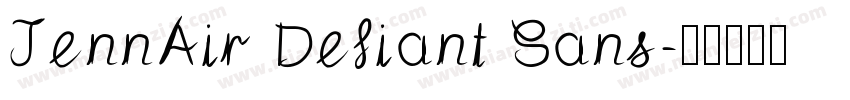 JennAir Defiant Sans字体转换